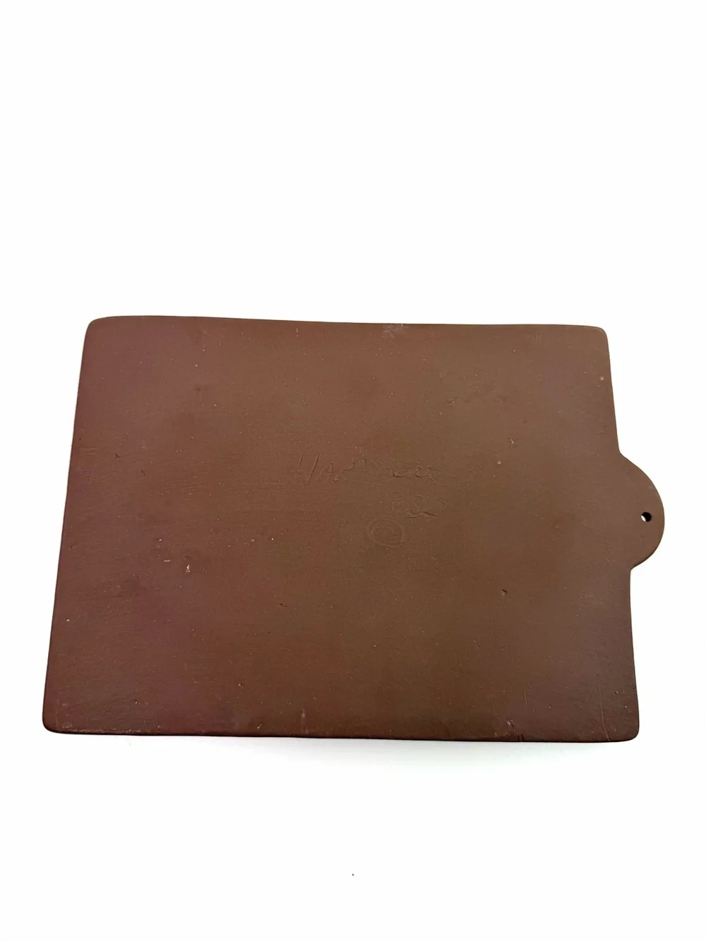 Hartstone USA Brown Vintage Embossed Shortbread Cookie Press Rectangle Mold